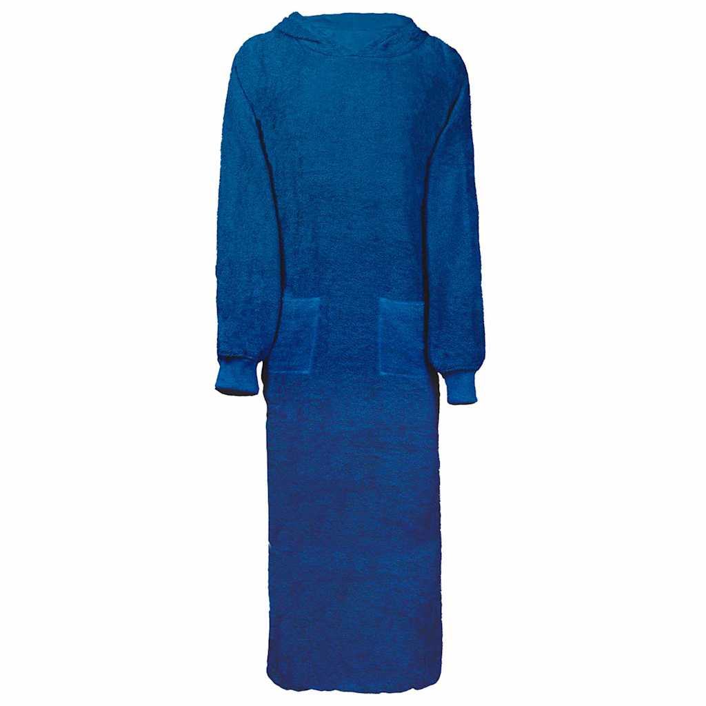 VidaXL coperta con cappuccio Kinn blu navy XXL in cotone