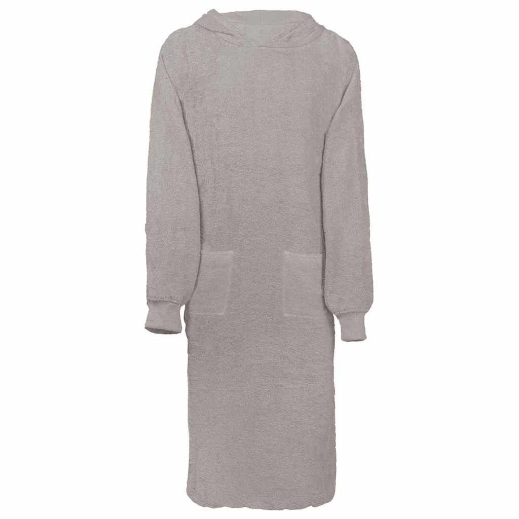 Vidaxl coperta con cappuccio Kinn grigio XL in cotone