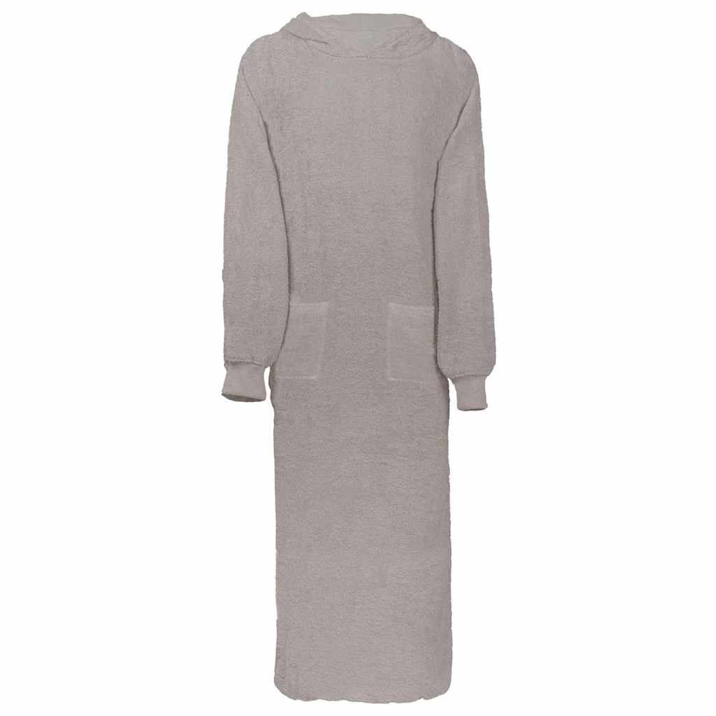 Vidaxl coperta con cappuccio Kinn grigio xxl in cotone