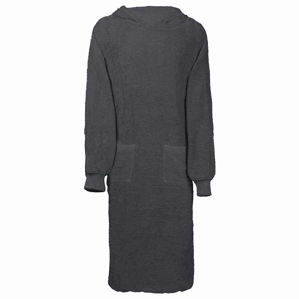 Vidaxl coperta con cappuccio kinn antracite xl cotone