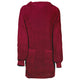 Vidaxl coperta con cappuccio kinn rossa l cotone