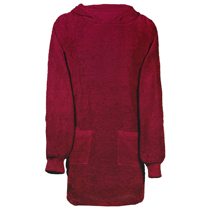 Vidaxl coperta con cappuccio kinn rossa l cotone