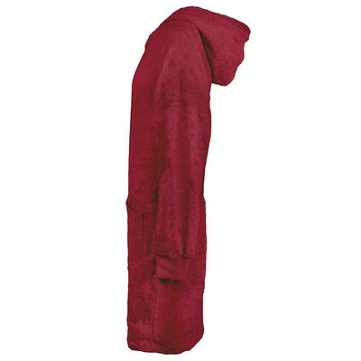 Vidaxl coperta con cappuccio kinn rossa l cotone
