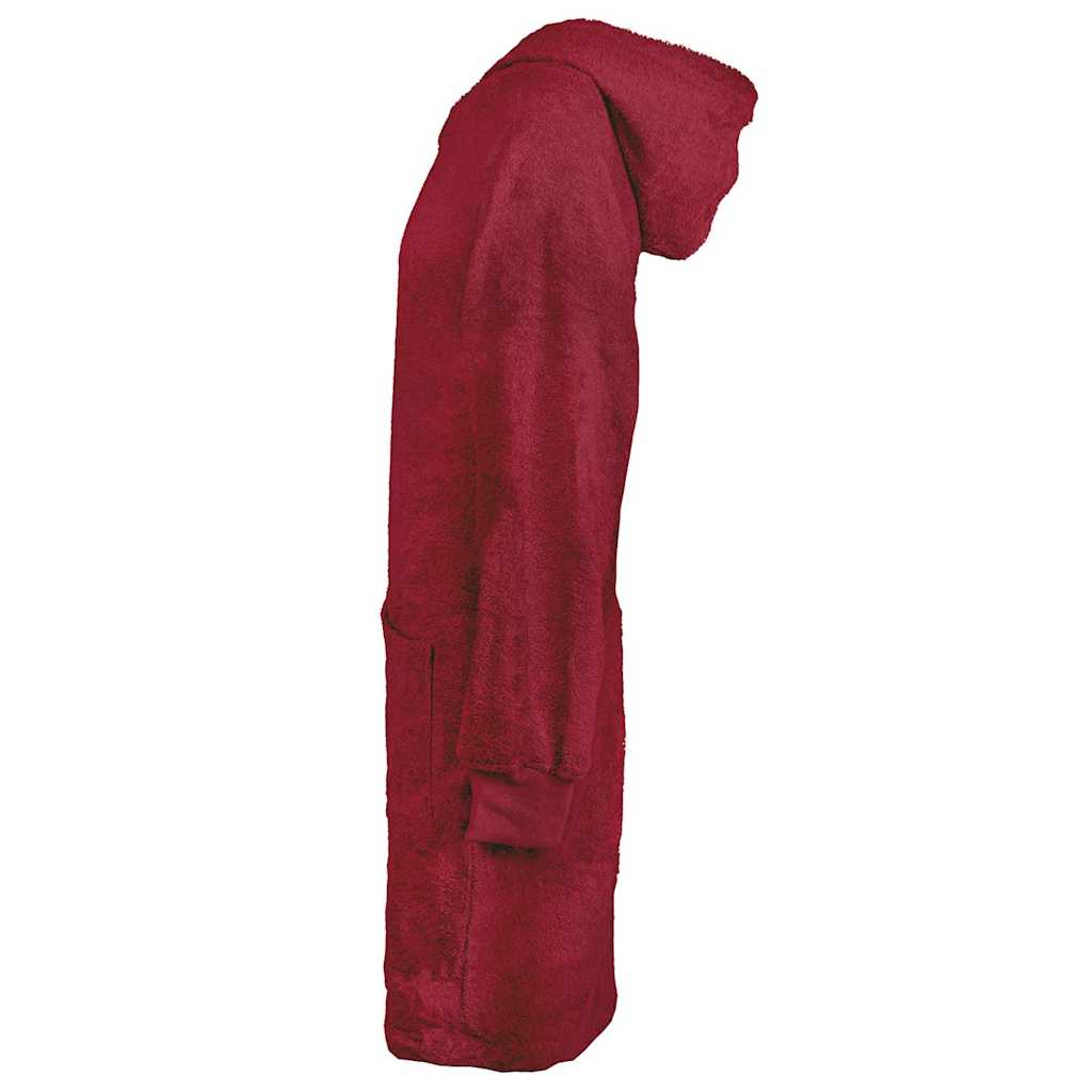 Vidaxl manta sudadera con capucha kinn rojo l algodón