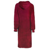 VidaXL coperta con cappuccio kinn rossa xl in cotone