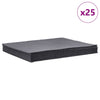 VidaXL Tamponi oleoassorbenti 25 pz 40x50 cm grigi