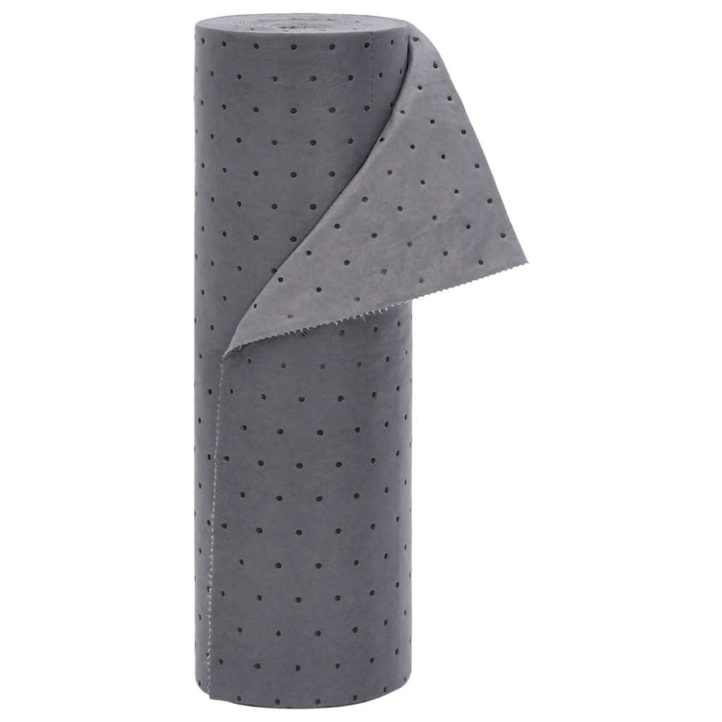 Tampone oleoassorbente VidaXL 40x1000 cm grigio