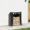 Chimenea de Vidaxl con cubierta de lluvia 100.5x40.5x110.5 cm de acero