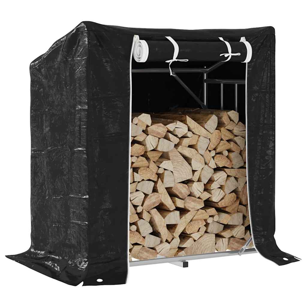 Chimenea de Vidaxl con cubierta de lluvia 101x61x110.5 cm de acero galvanizado