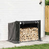 Chimenea de Vidaxl con cubierta de lluvia 150.5x100.5x110.5 cm de acero