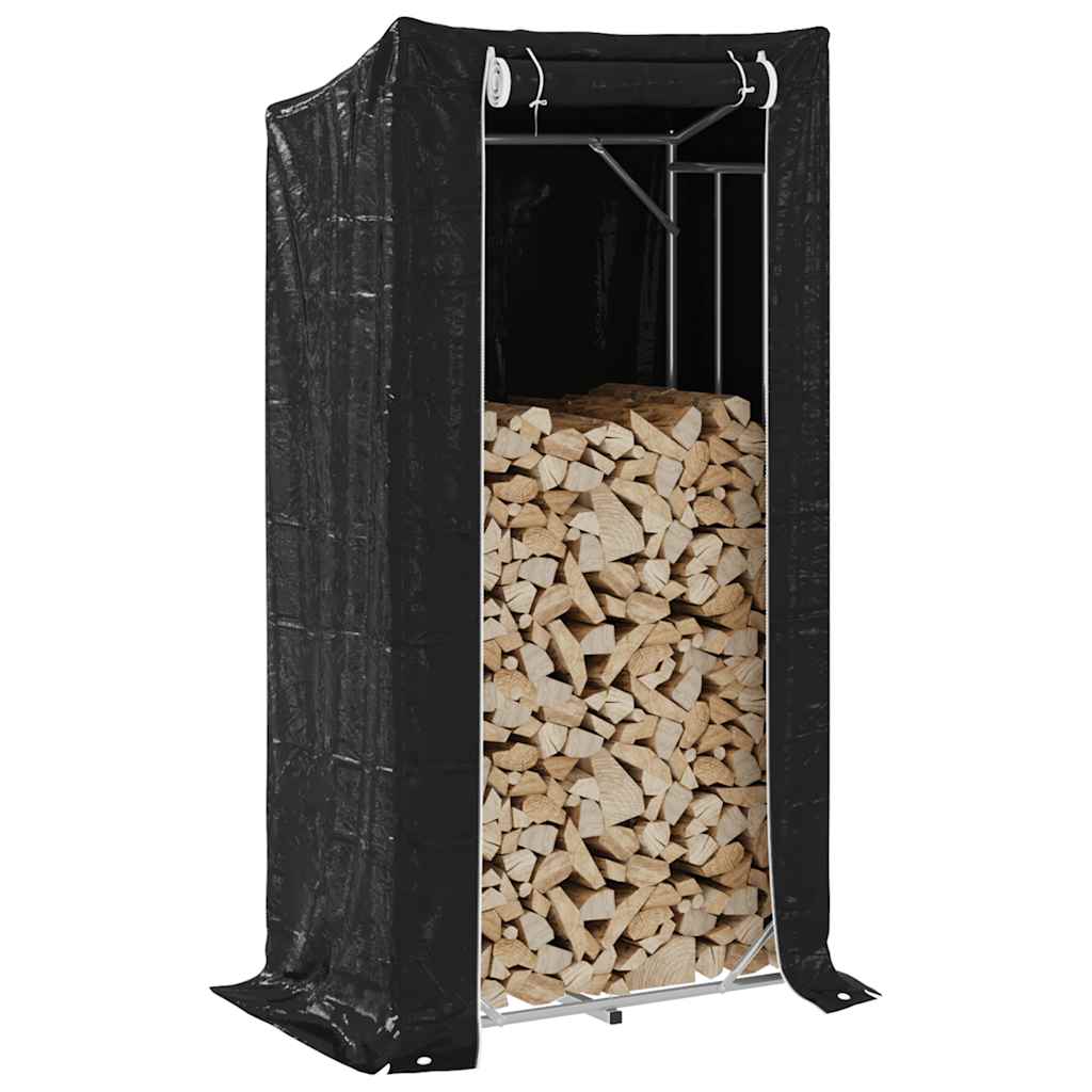Chimenea de Vidaxl con cubierta de lluvia 100x60x200 cm de acero galvanizado