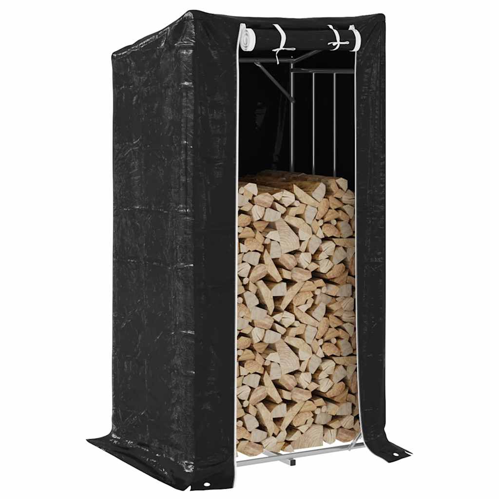 Chimenea de Vidaxl con cubierta de lluvia 100x80x200 cm de acero galvanizado