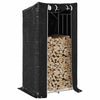 Chimenea de Vidaxl con cubierta de lluvia 100x80x200 cm de acero galvanizado
