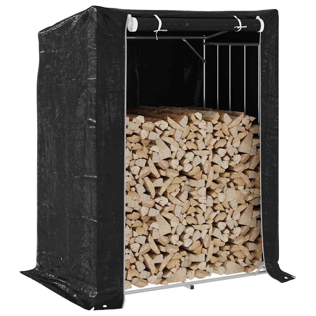 Chimenea de Vidaxl con cubierta de lluvia 150x100x200 cm de acero galvanizado