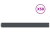Vidaxl gazonranden 50 st 10x103 cm koudgewalst staal antraciet