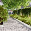 Vidaxl gazonranden 10 st 15x103 cm koudgewalst staal wit