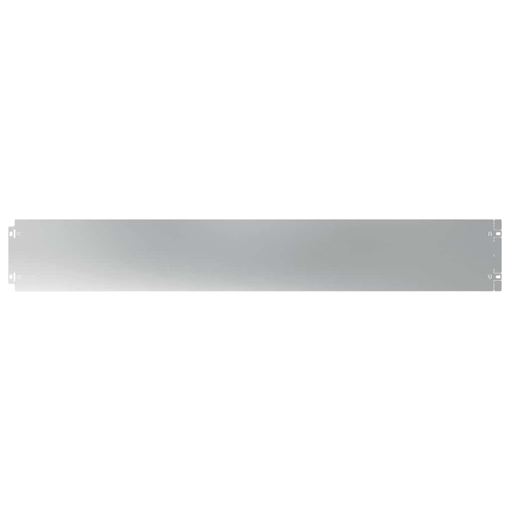 Vidaxl gazonranden 10 st 15x103 cm gegalvaniseerd staal
