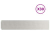 Vidaxl gazonranden 30 st 20x103 cm roestvrij staal