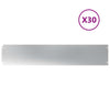 Vidaxl gazonranden 30 st 20x103 cm gegalvaniseerd staal