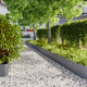 Vidaxl gazonranden 10 st 25x103 cm koudgewalst staal antraciet