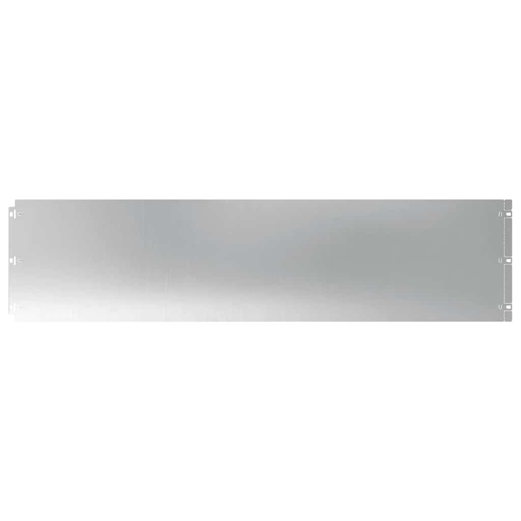 Vidaxl gazonranden 10 st 25x103 cm gegalvaniseerd staal