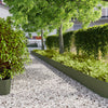 Vidaxl bordes de césped 20 piezas 25x103 cm acero laminado en frío verde oliva