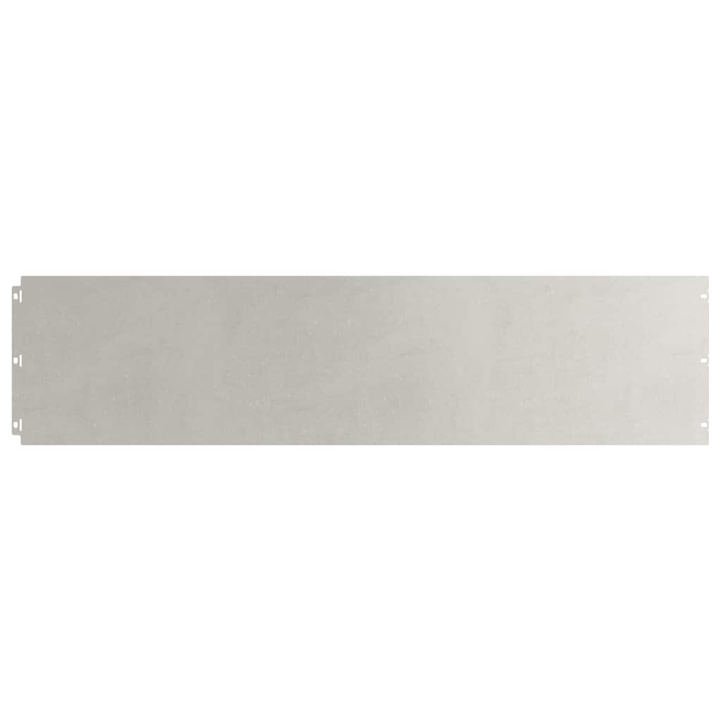 VidaXL bordes de césped 20 piezas 25x103 cm acero inoxidable