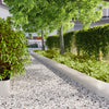 VidaXL bordes de césped 20 piezas 25x103 cm acero inoxidable