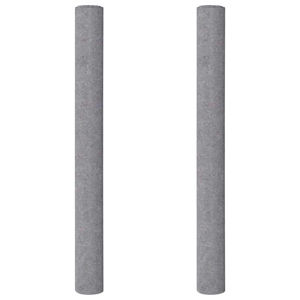 Vidaxl antislip schildersvlies 2 st 5 m 220 g m² grijs