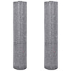 Vidaxl tessuto non tessuto antiscivolo per verniciatura 2 pz 25 m 280 g m² grigio