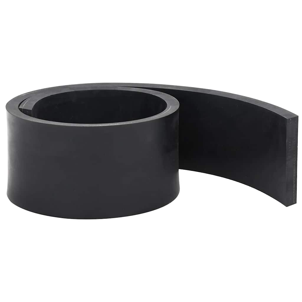 Bordo in gomma VidaXL per spazzaneve 80x8x1 cm nero