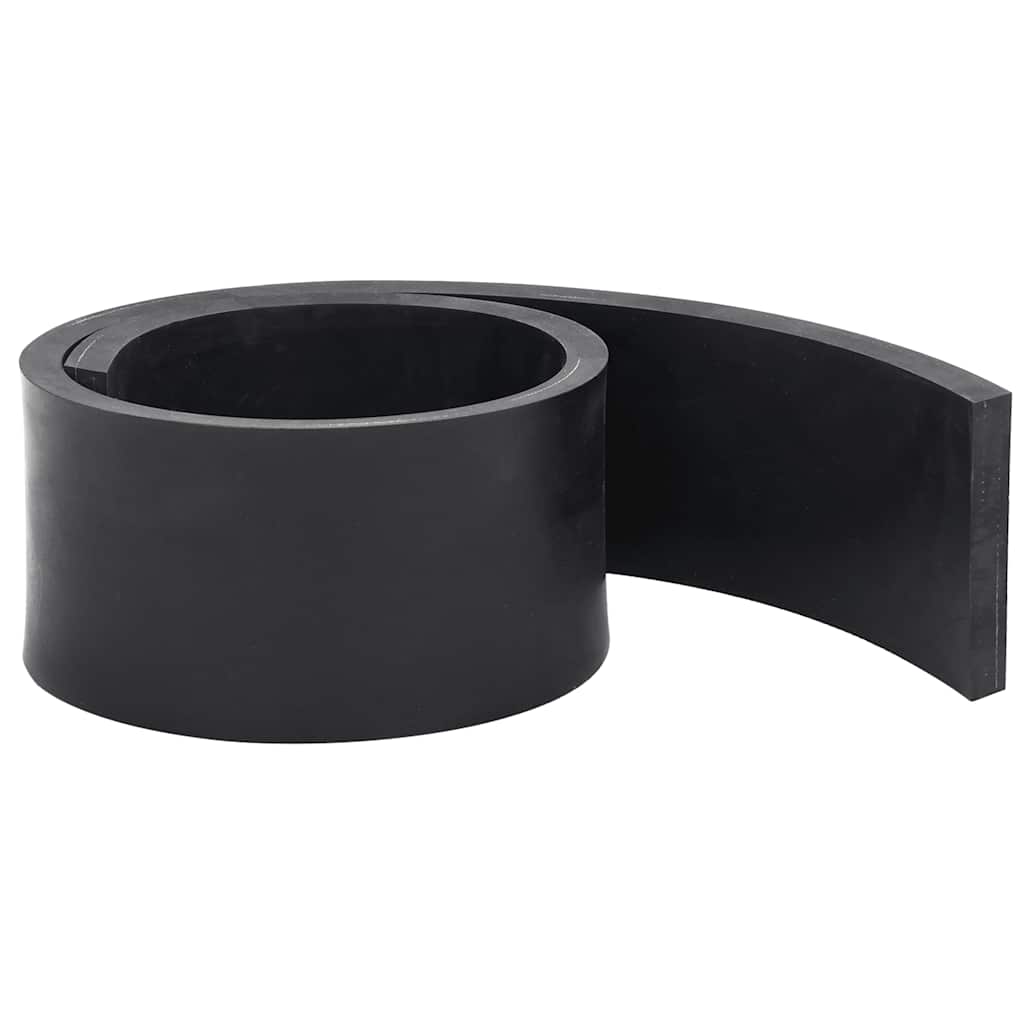 Bordo in gomma Vidaxxl per spazzaneve 120x8x1 cm nero