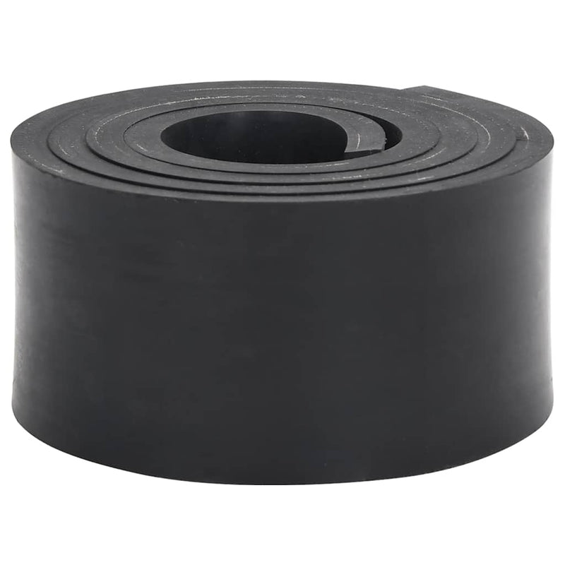 Vidaxl rubberen rand voor sneeuwploeg 200x8x1 cm zwart