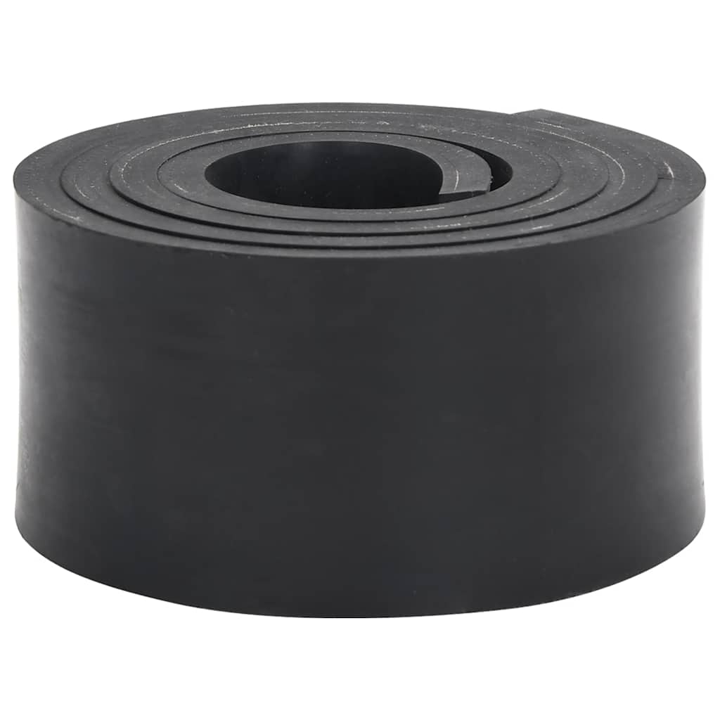 Bordo in gomma Vidaxxl per spazzaneve 200x8x1 cm nero