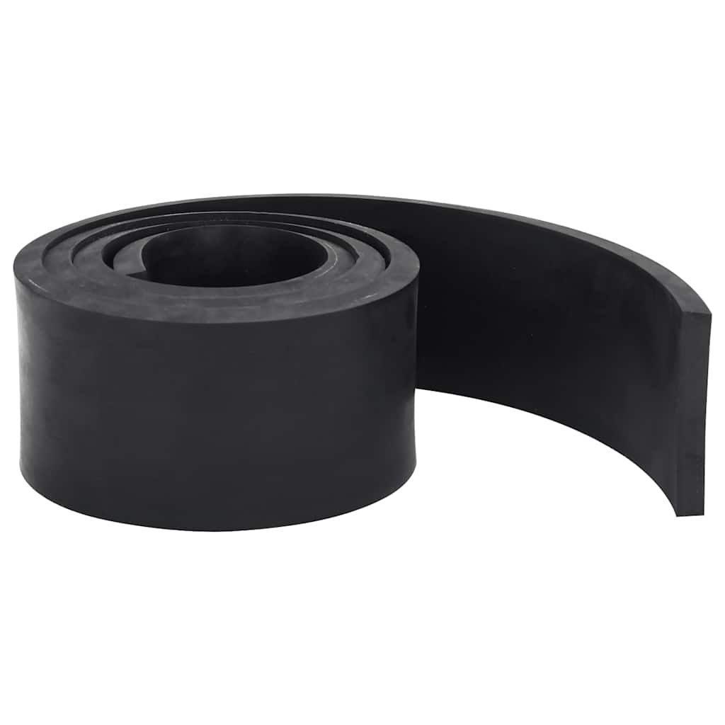 Bordo in gomma Vidaxxl per spazzaneve 200x8x1 cm nero