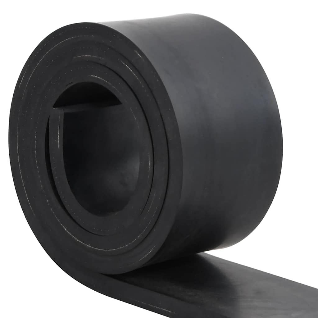 Bordo in gomma Vidaxxl per spazzaneve 200x8x1 cm nero