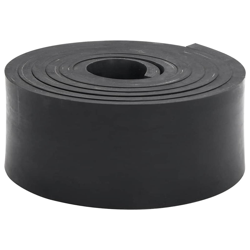 Vidaxl rubberen rand voor sneeuwploeg 250x8x1 cm zwart
