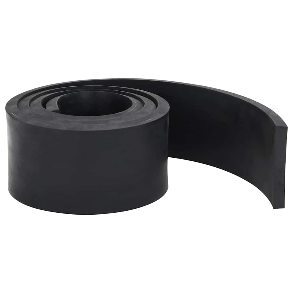 Bordo in gomma Vidaxxl per spazzaneve 180x10x1 cm nero