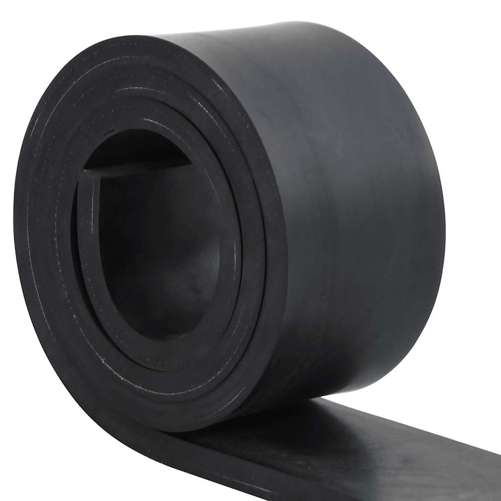 Bordo in gomma Vidaxxl per spazzaneve 180x10x1 cm nero