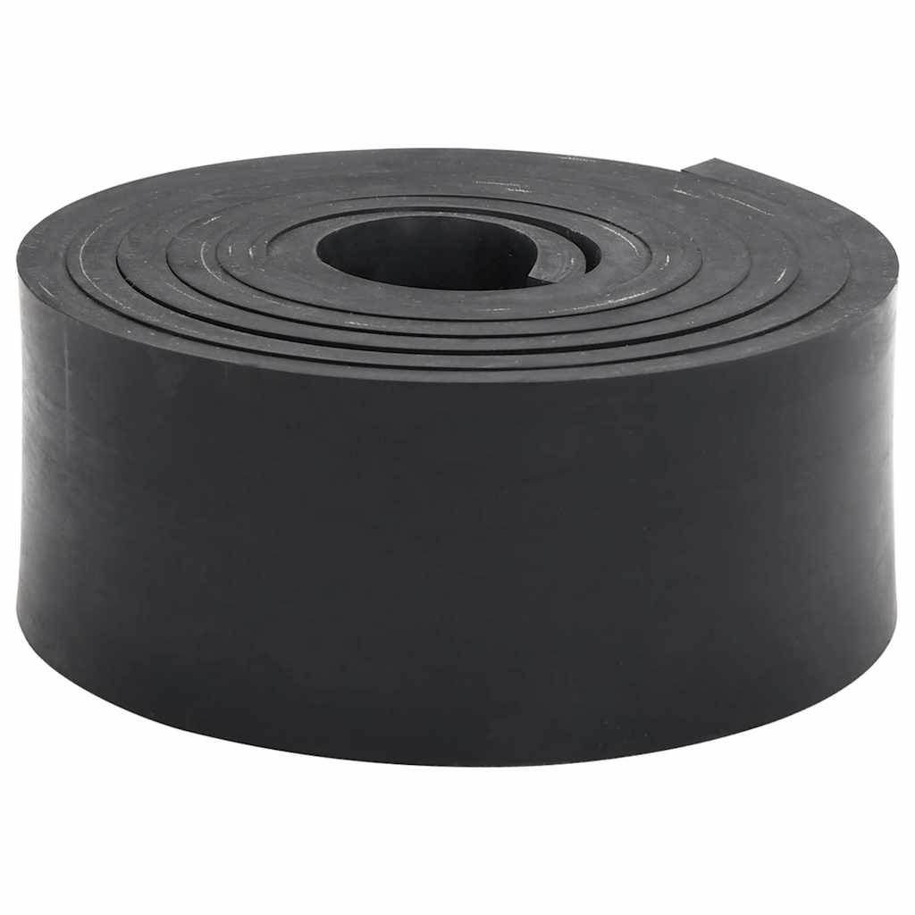 Vidaxxl borde de goma para quitanieves 250x10x1 cm negro