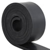 Vidaxxl borde de goma para quitanieves 250x10x1 cm negro