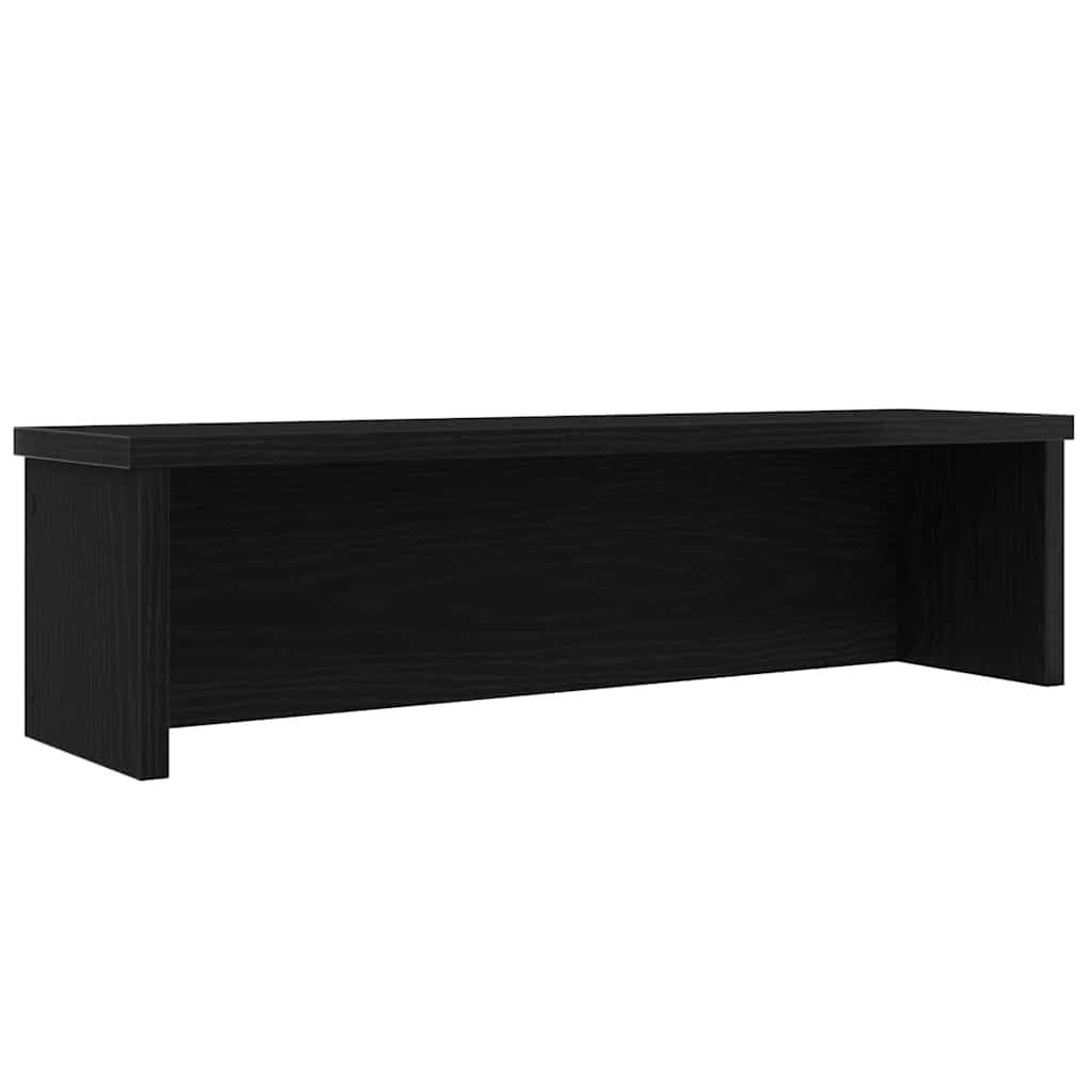 Vidaxx estante de cocina apilable 50x15x16 cm acabado madera negro