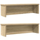 Scaffali da cucina VidaXL impilabili 2 pz 50x15x16 cm color rovere sonoma