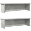 Vidaxl keukenrekken stapelbaar 2 st 50x15x16 cm betongrijs