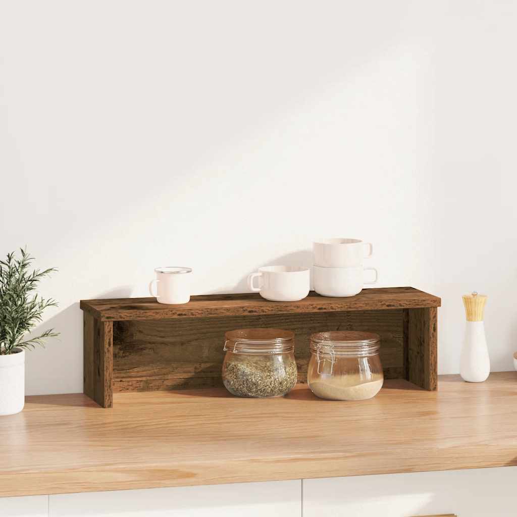 Vidaxx kitchen rack stackable 50x15x16 cm finished wood, old wood-colored