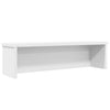 Vidaxl Ratch de cocina apilable 60x15x16 cm de madera procesada blanca