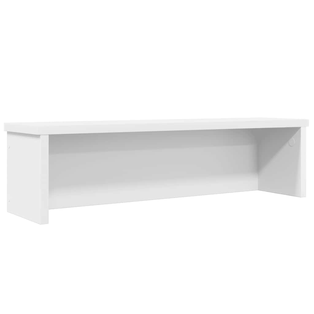 Vidaxl Ratch de cocina apilable 60x15x16 cm de madera procesada blanca