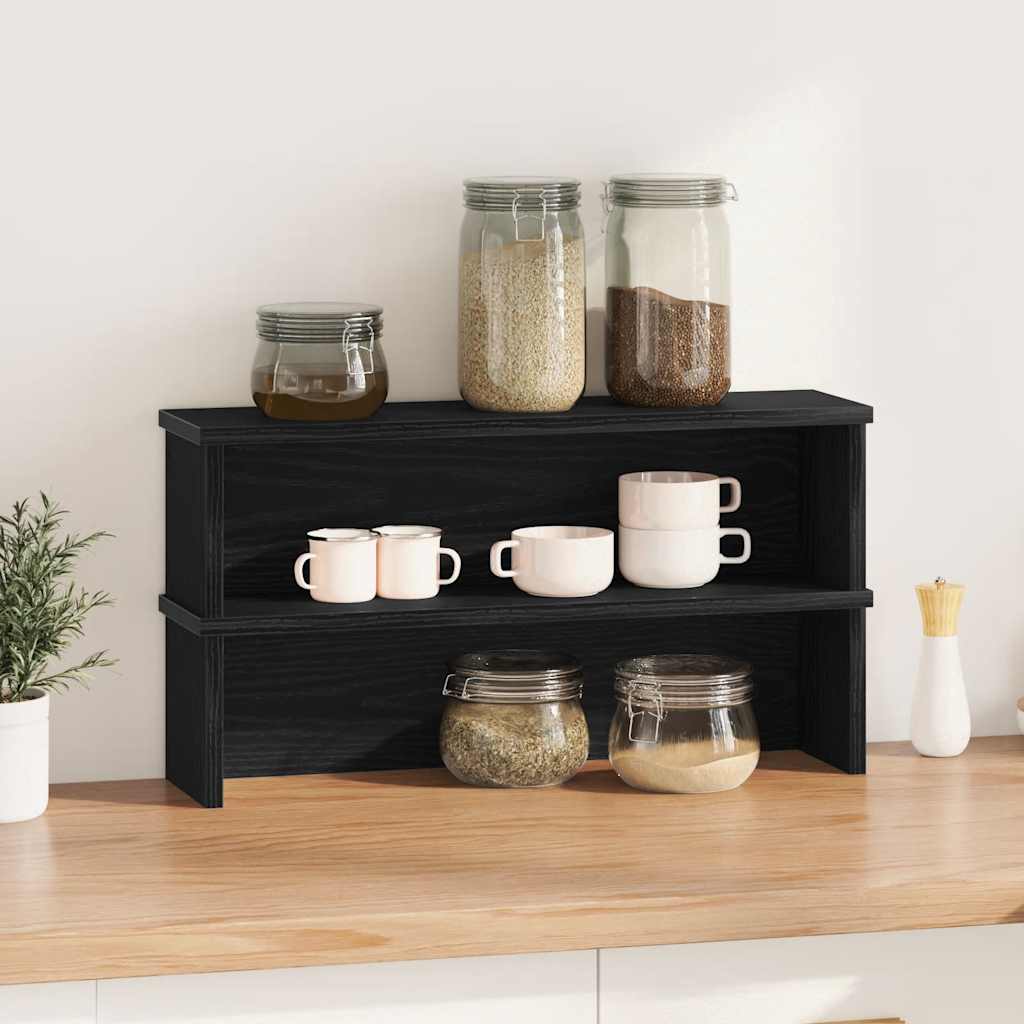 VIDAXL COLCINA CHETTURE IMPLETABILE 2 PC 60X15X16 CM NERO