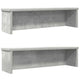 Vidaxl Racks Stackable 2 PCS 60x15x16 CM Precio de concreto