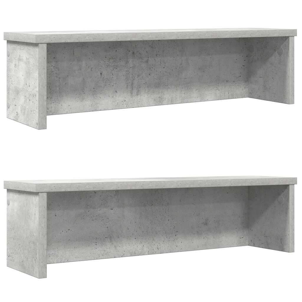 Vidaxl Racks Stackable 2 PCS 60x15x16 CM Precio de concreto